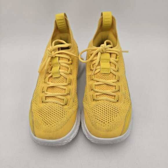 Unisex Stephen Curry 7Y Underarmour Team Basketball Shoes Yellow White Logo Star - Picture 2 of 10